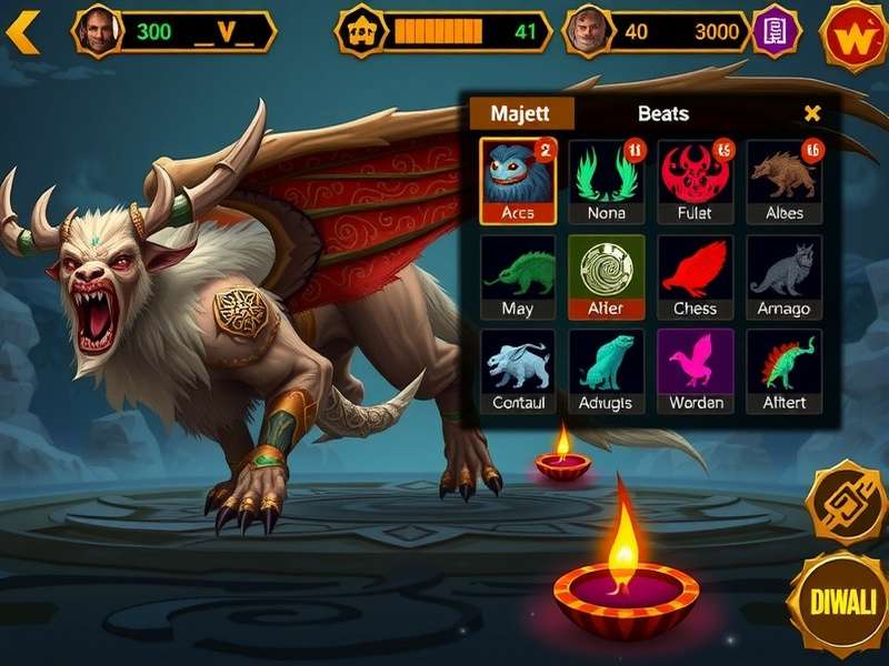 Majestic Beast Master special Diwali event gameplay
